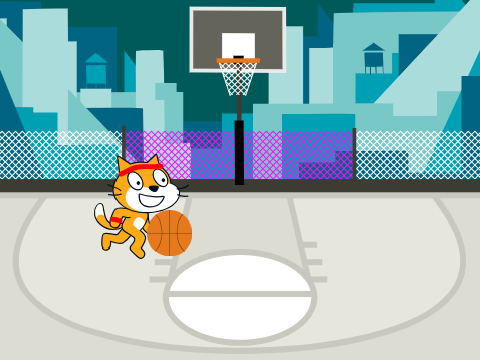 Scratch Plays Basketball!