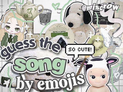 ✮ guess the SONG by EMOJIS !