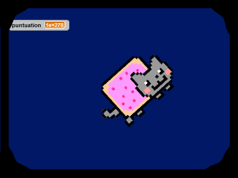 NYAN CAT GAME you can go on forever