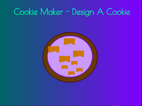 Cookie Maker-Design A Cookie