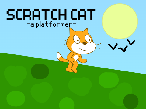 ⛥Scratch Cat platformer!⛥ v1.3