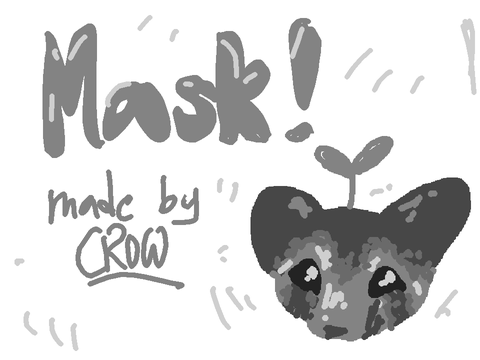 sugar glider mask :D