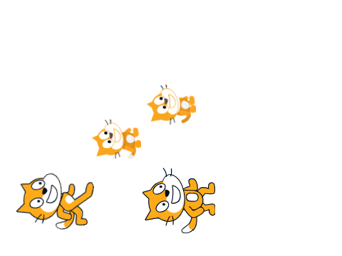 Weird Cats laying down