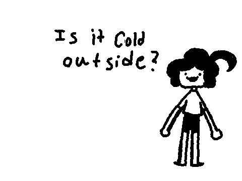 Is it cold outside? animation meme