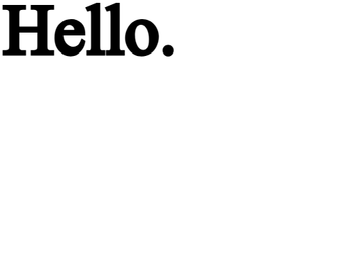 Hello.