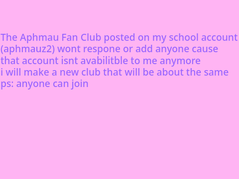 Aphmau Fan Club info