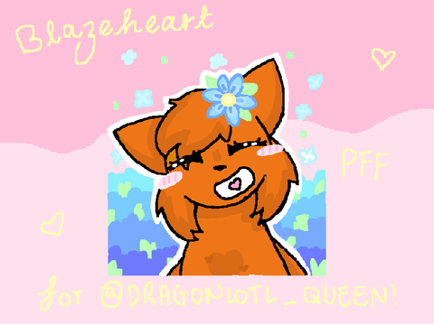 Blazeheart PFP for @DRAGONLOTL_QUEEN