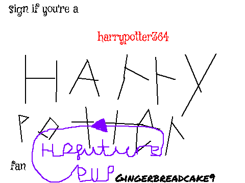 sign if your a harrypotter fan please remix it remix