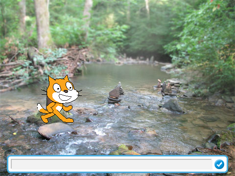 the chatting cat with date and time