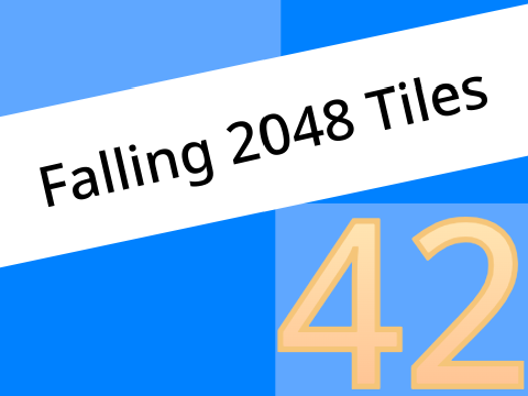 Falling 2048 tiles [42]