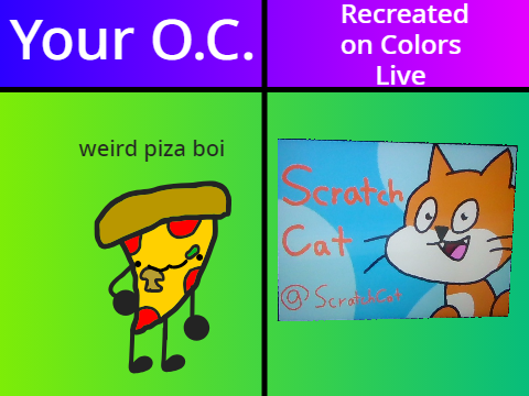 Give me your O.C. and I'll recreate it on Colors Live! remix
