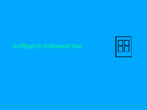 My first animation/Griffpatch Followed Me!