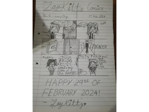 [16 DAYS LATE] ZayKitty Comics (Rebooted) - Leap Day