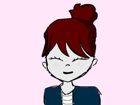 Bacon girl drawing