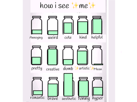 How i see ✨me✨ 