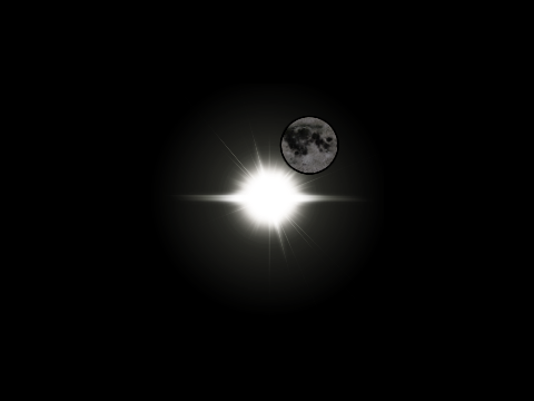 solar eclipse generator but with moon texture