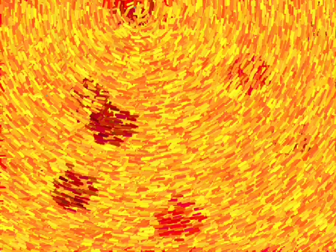 swirling lava