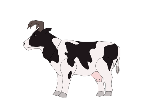 big cow vector