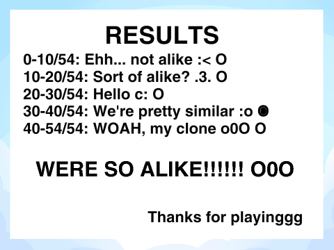 How Rainbow Am I? (My results)