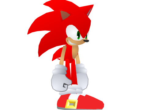 Red Sonic Sprite