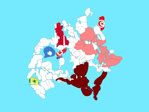 HHH23: Countries That Are Not In Top 75 Are Pangea (24) 