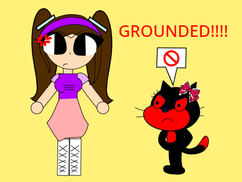 Evil stephanie cat refuses to unfollow miss mordon on scratch/Grounded/Gets her own account deleted
