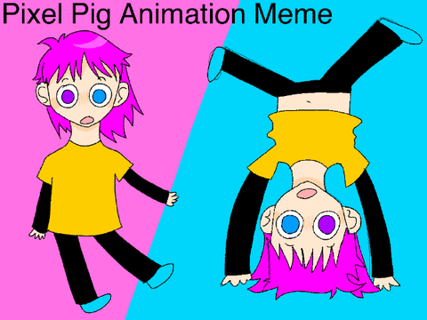 pixel pig meme (warning: cringe and off timing)