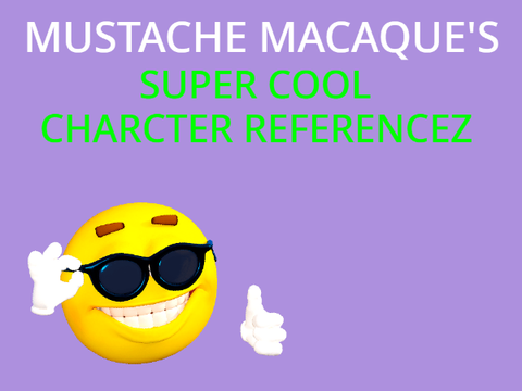 MUSTACHE MACAQUE'S CHARACTER REFS