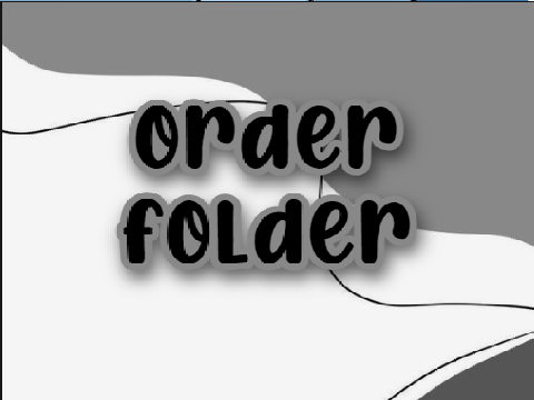 *HUGE* order folder