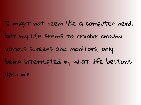 Sappy poetry. Eww.