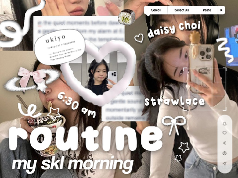 my skl morning routine ︶ digital diaries