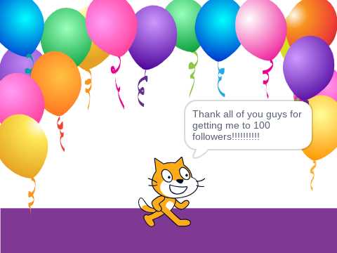 I REACHED 100 FOLLOWERS!!!!!!!!!!!!!