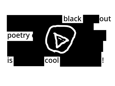 Blackout Poetry Maker