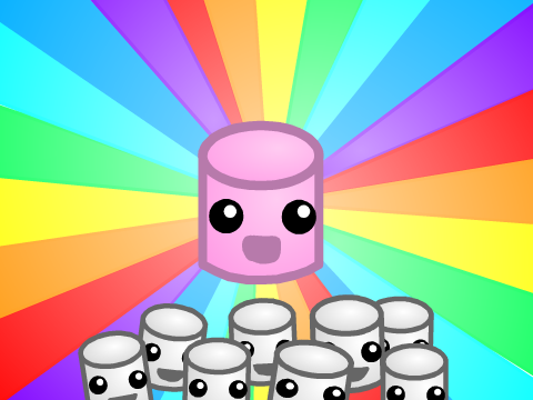 Marshmallow (look like kawaii or sound like japan)