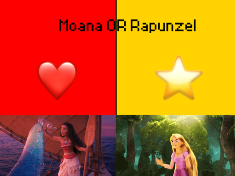 Moana VS Rapunzel
