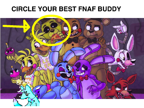 Circle your best fnaf buddy remix