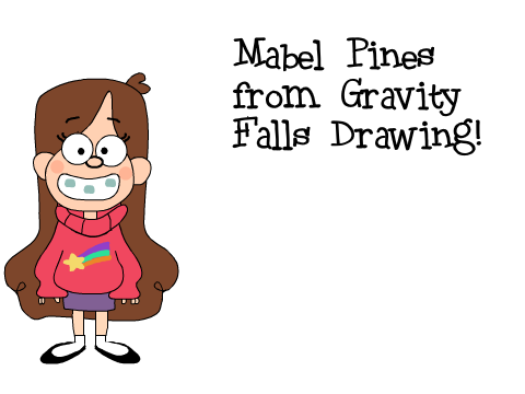 Mabel Pines from Gravity Falls Drawing!