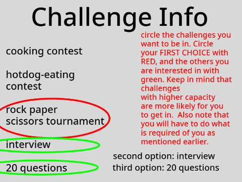 Challange chamber sign-up i guess