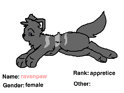 SilverClan RP - Sign Up Sheet remix