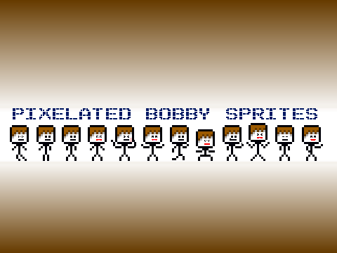 Pixel-Styled Bobby Sprites