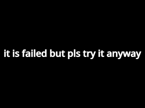 another failed online thing :/
