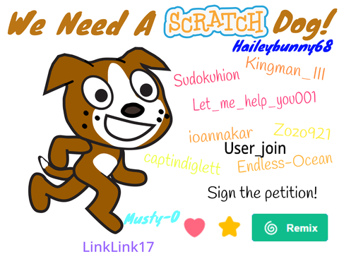 Petition to add a Scratch Dog! remix remix remix remix