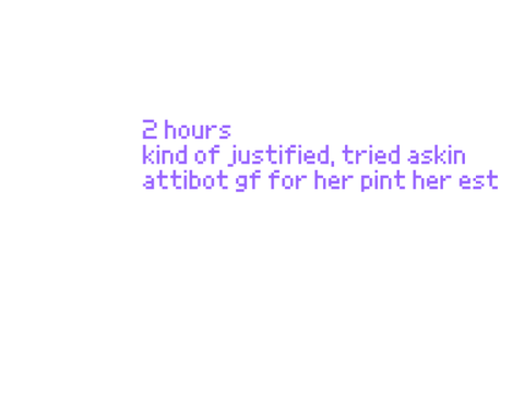 two hours