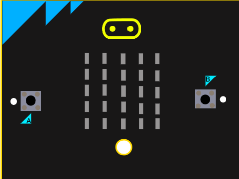 code carte micro:bit haut bas gauche droite