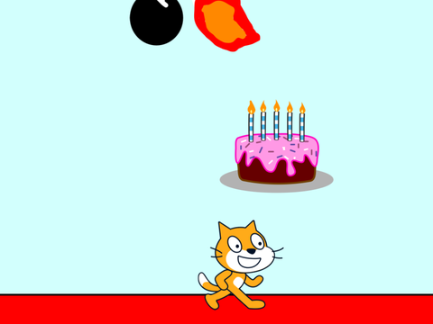 ケーキキャッチゲーム