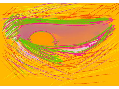 Really colorful scribbles