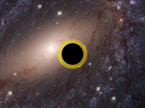 watch a black hole eat everyone