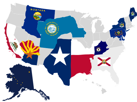 States of USA Battles