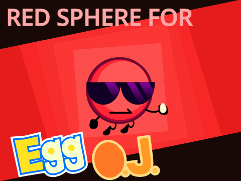  Red Sphere for EGG: OBJECT JAM
