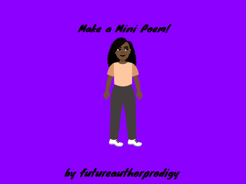  Make a Mini Poem!